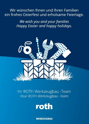 Happy Easter wünscht roth Werkzeugbau